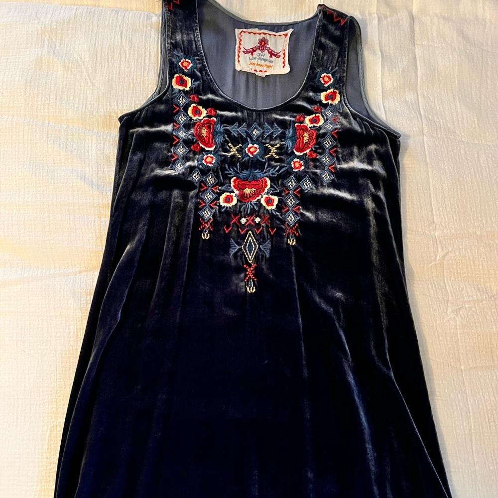 JW LA velvet dress